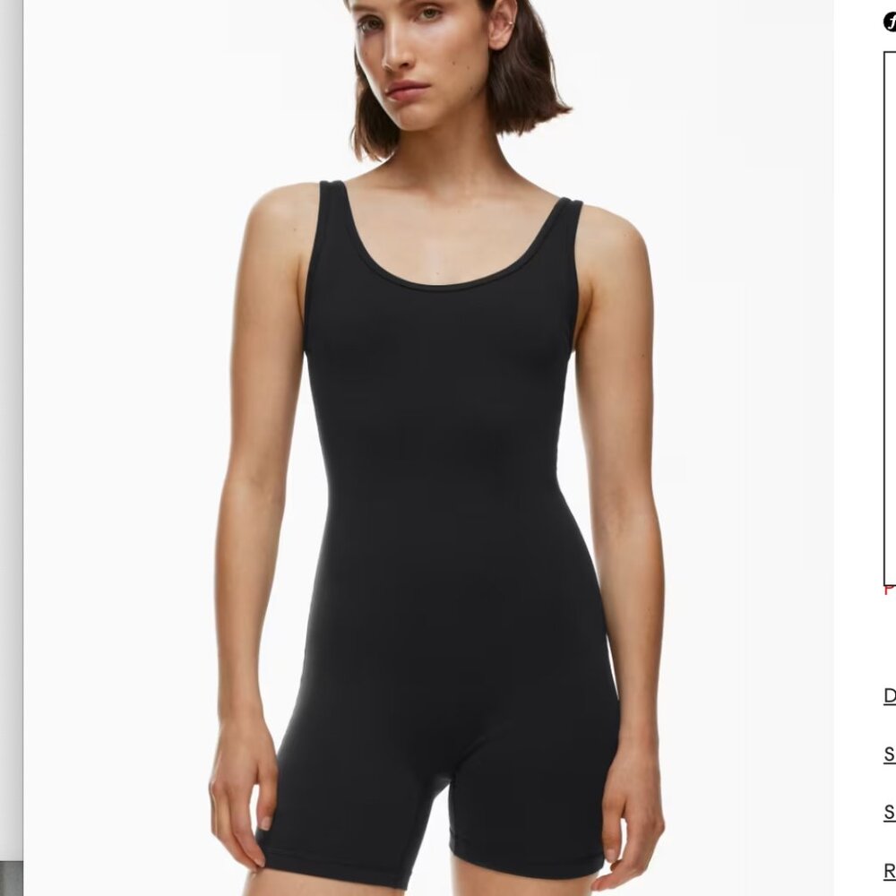 TnAction Black Scoopneck Romper - Aritzia - Size Small